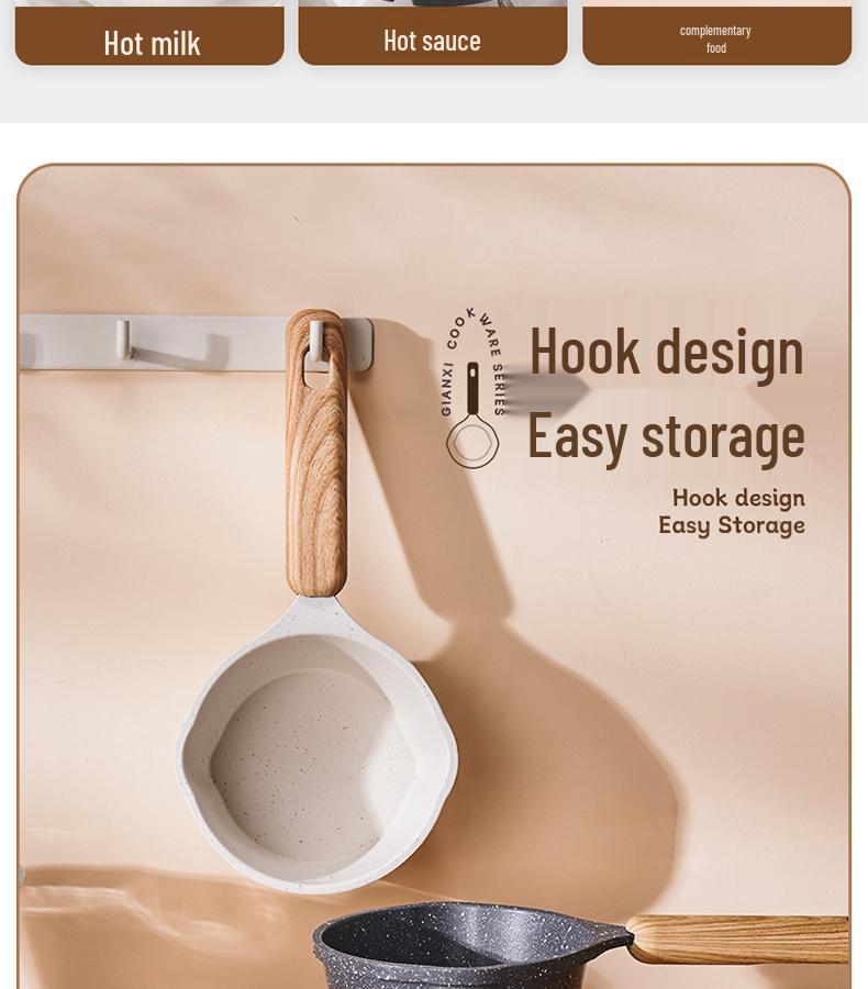 Maifan Stone Non-Stick Oil Splatter Mini Pan for Fried Eggs