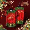 Carbon neutral Christmas T-shirt for children, loose and environmentally friendly snowflake top