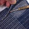 2Pcs Seam Rippers Sewing Positioning Tape Set Stainless Steel Thread Unpicker Thread Remover Tool for Embroidery Sewing