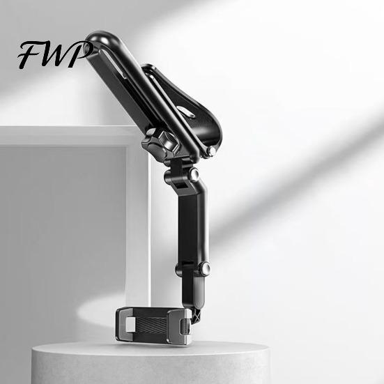 Anti-slip Phone Holder Sun Visor Secure Car Mount Anti-Slip Clamp Rotatable 360-Degree Adjustable for Most Smartphones Mobile