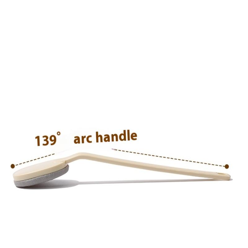 Bath Soft Back Scrubber Brush Bath Shower Scrubbing Brush With Handle Exfoliating Scrub Skin Massager Bath Supplies