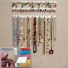 Durable Jewelry Hanger Holder Convenient White Practical Storage Set for Dormitory 9-in-1 Easy To Use
