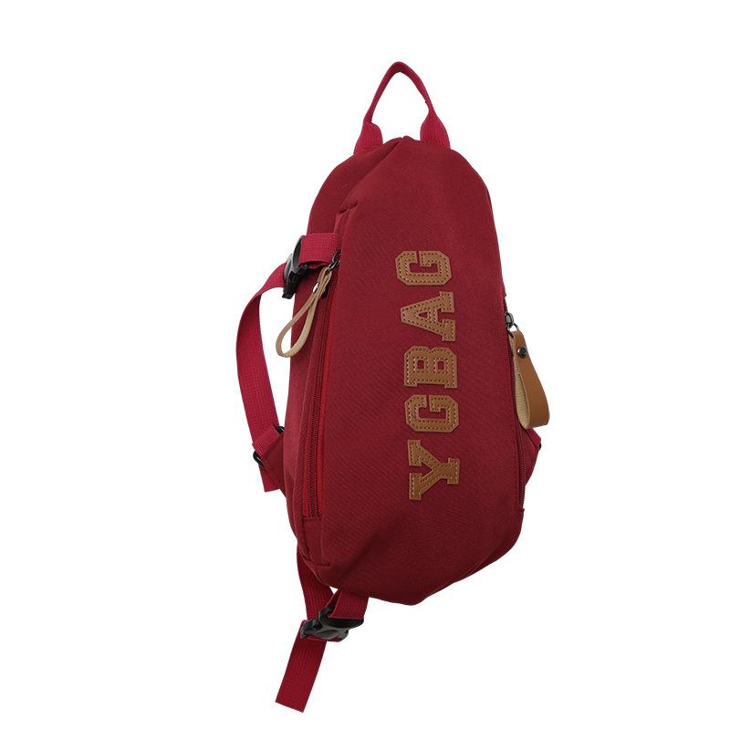 

Універсальна модна нагрудна сумка чоловіча жіноча 2024 новий модний спортивний тренд сумка через плече для верхової їзди на відкритому повітрі легка сумка-месенджер червоний