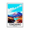 Modern Queenstown Travel Poster New Zealand Landscape Art Print Coloful Dunedin Tongariro Canvas Painting Home Room Decoration