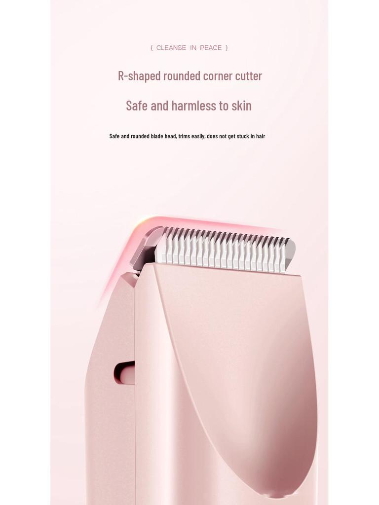 Dual-Head Women's Electric Epilator and Hair Trimmer