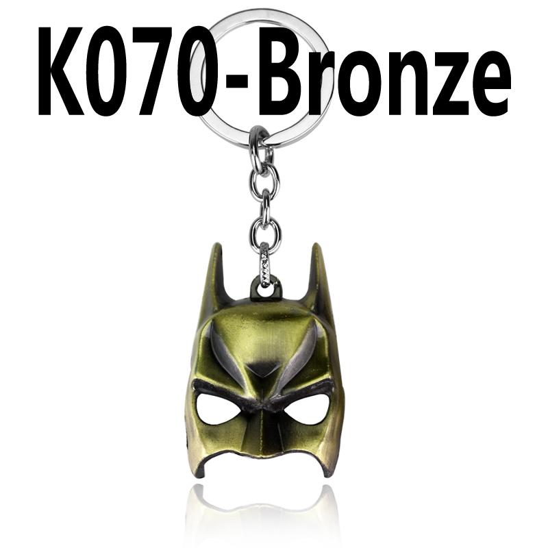 Bat Pendants Keychain Toy Superheroes Movie Jewelry Car Key Ring Bags Accessories for Men Women Fans Gifts Souvenir