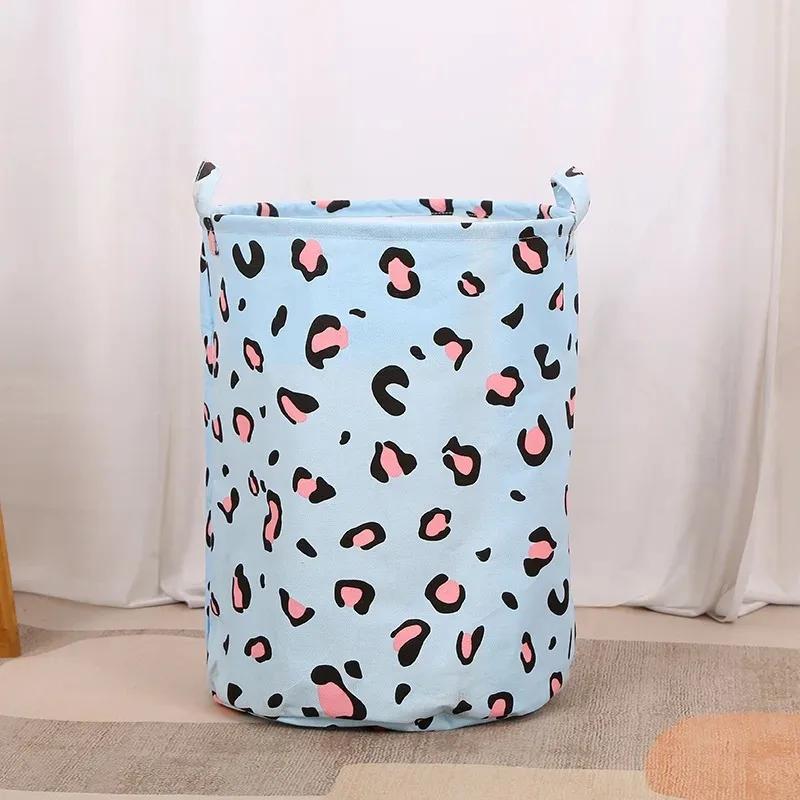 Printing Laundry Basket Bathroom Home Accessories Baskets for Bedroom Portable Storage Organizer Organizing Toy Dirty Clothes