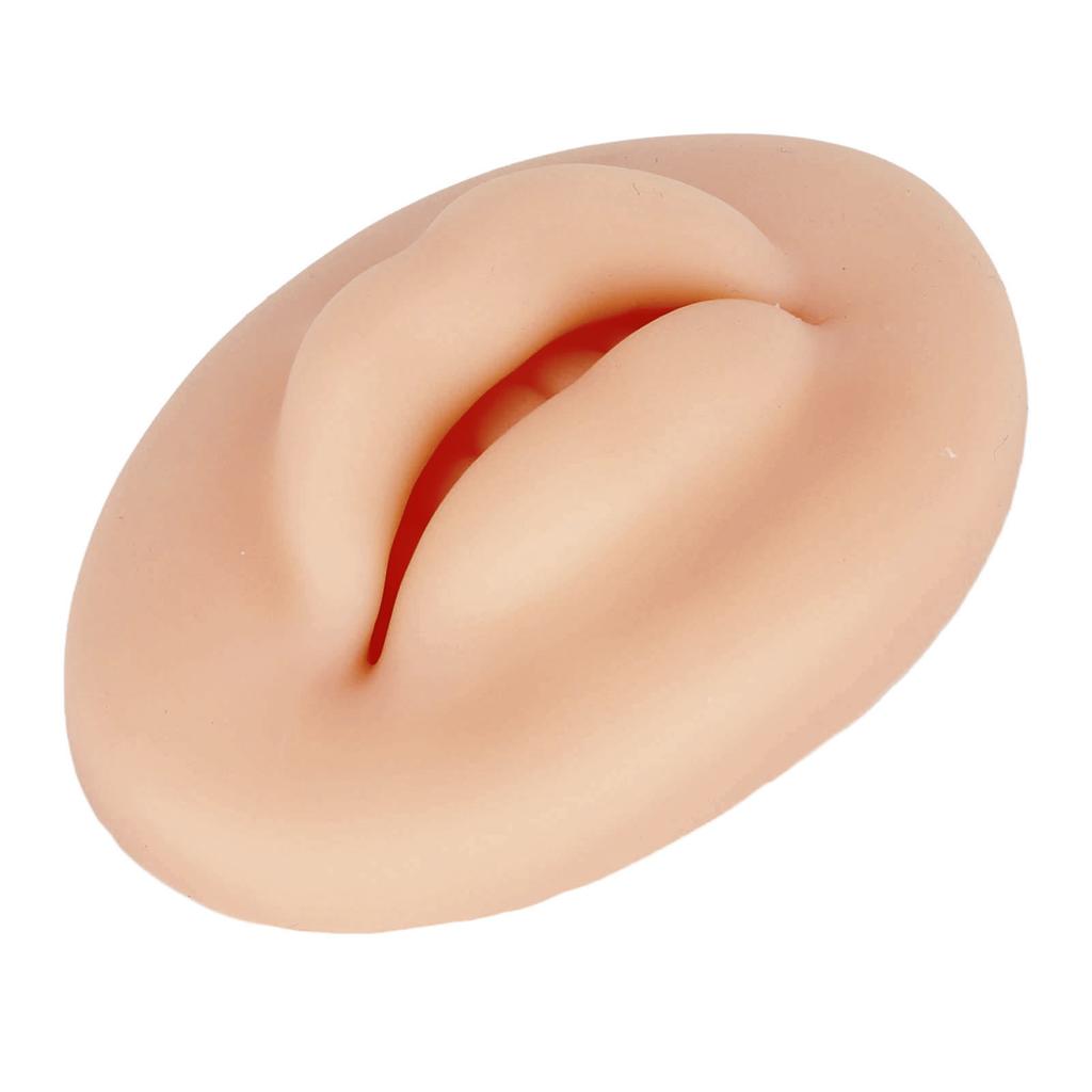3D Silicone Lips Semi Permanent Soft Real Skin Touch Feeling Fake Lips for Microblading Training