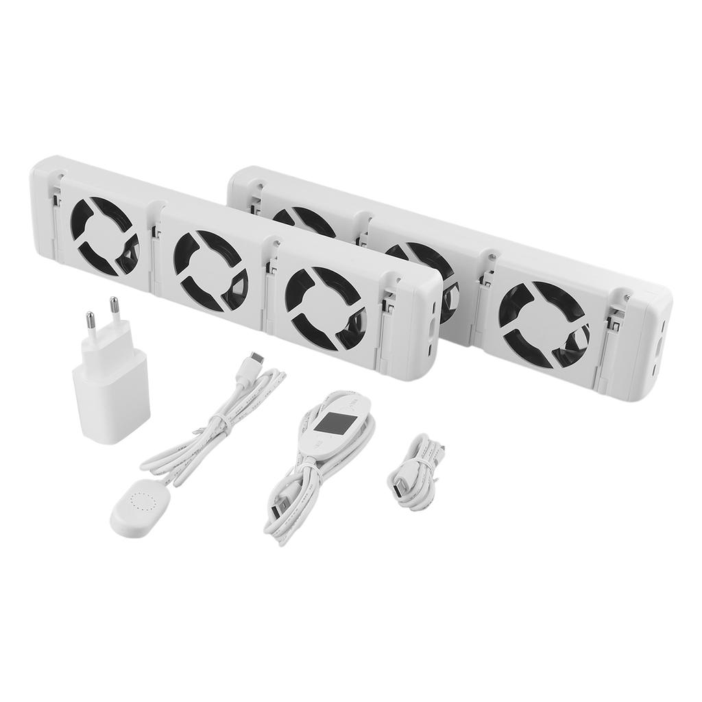 3.0 Duo-Set Radiator Fan For Smart Radiator Booster Extension Set Ventilator Fan 5V Household Radiator Fireplace Fan New
