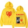Singer Cazzu 2025 New Album Double-sided Print Hoodie Men Women Fashion Long-sleeved Casual Pullover Streetwear Trend Sportswear