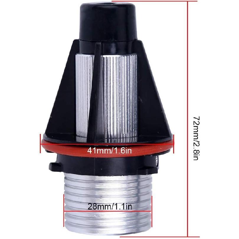 2Pcs 5W White LED Angel Eyes Halo Ring Marker Lights Bulb Error Free Compatible With BMW 5 6 7 Series E39 E60 E63 E64 E65 E66 E83 M5 X3 X5 E53