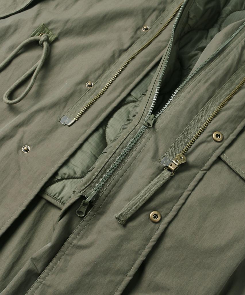 Indust [Liner Set] Renewed Original M65 Fishtail Parka_Khaki