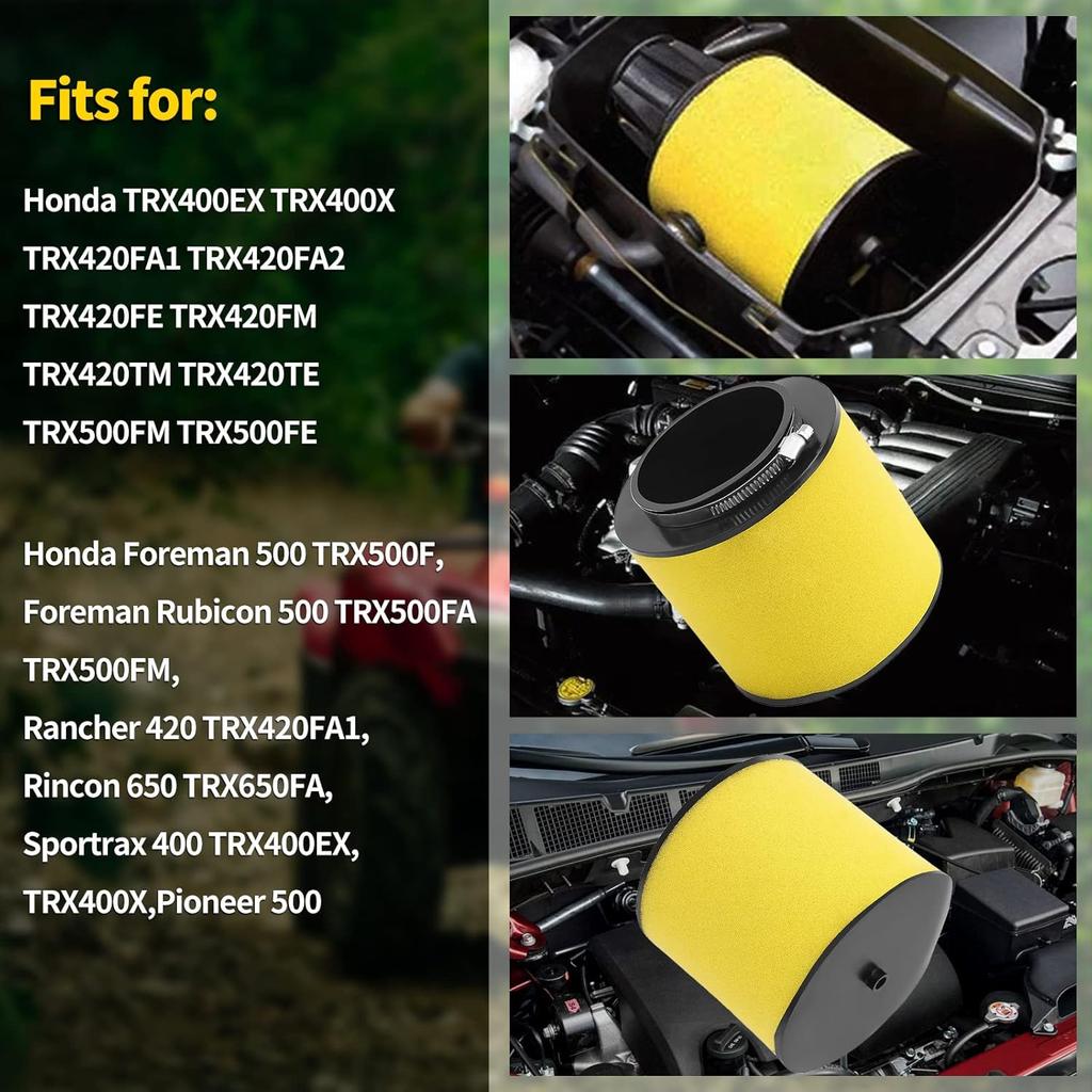 AHL 17254-HN1-000 Air Filter Compatible with Honda TRX420FA2 Rancher 420 AT DCT EPS 2014-2017,TRX420FE1 Rancher 420 ES 2014-2017,TRX420FM1 Rancher