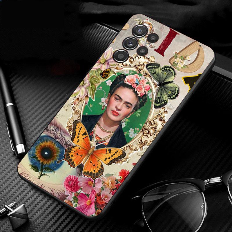 Frida-Kahlo phone case For Samsung S25 S24 S23 S22 S21 Ultra S24 S23 S22 S21 S25 Plus S24 S25 FE
