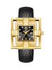 Yalalusi Luxury Hollow Square Ladies Watch Bling Crystal Frame Red Band Sunburs Red Dial Women Quartz Wrist Watch
