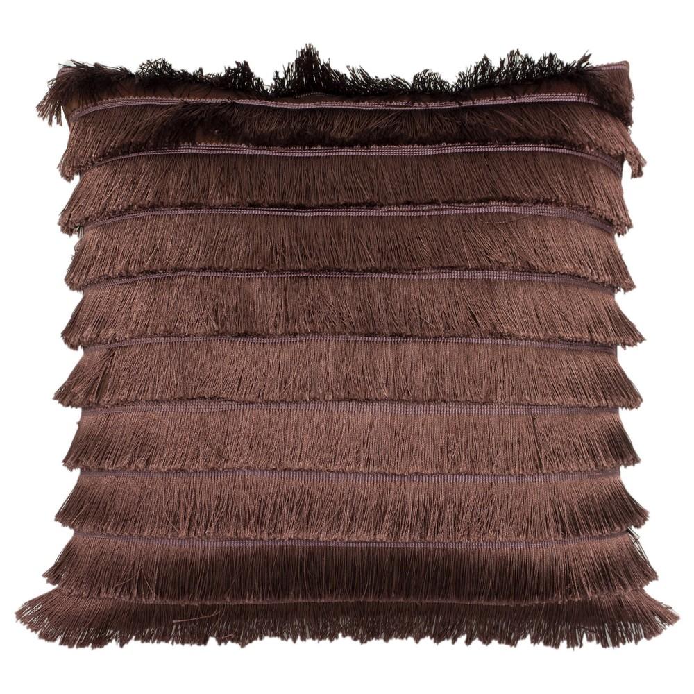 Furn Flicker Tiered Fringe Cushion Cover