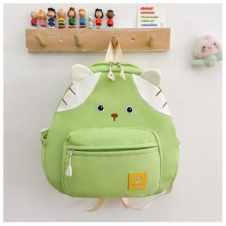 Adorable Cartoon Nylon Backpack For Kids With Lightweight Design