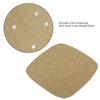 7.5in Perforated     Paper Liners for   Fryer Cooking Steaming(White)