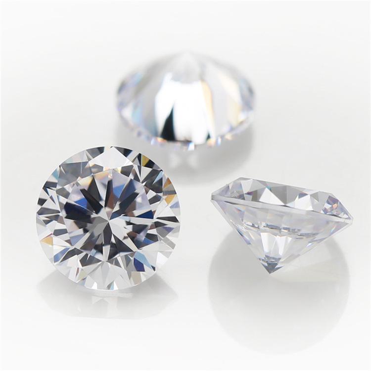 Mr. Xu Jewelry: Round White Zircon Stones (0.8-3.0mm, AAA Quality)