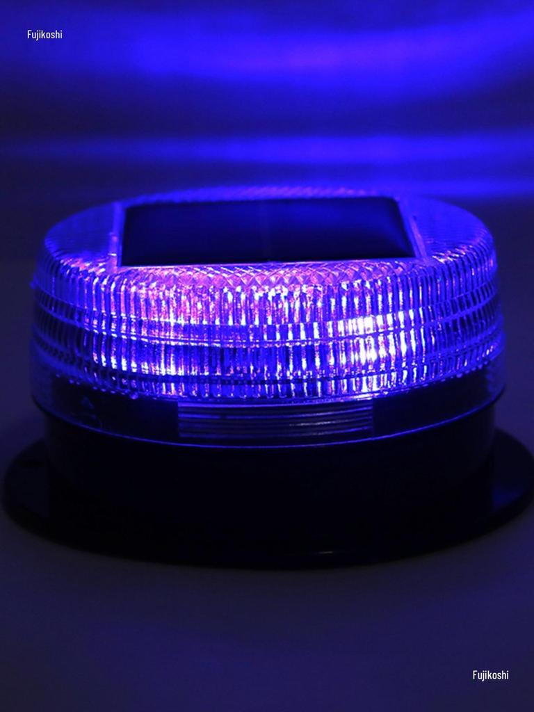 Solar-Powered Magnetic Flashing Traffic Strobe Light