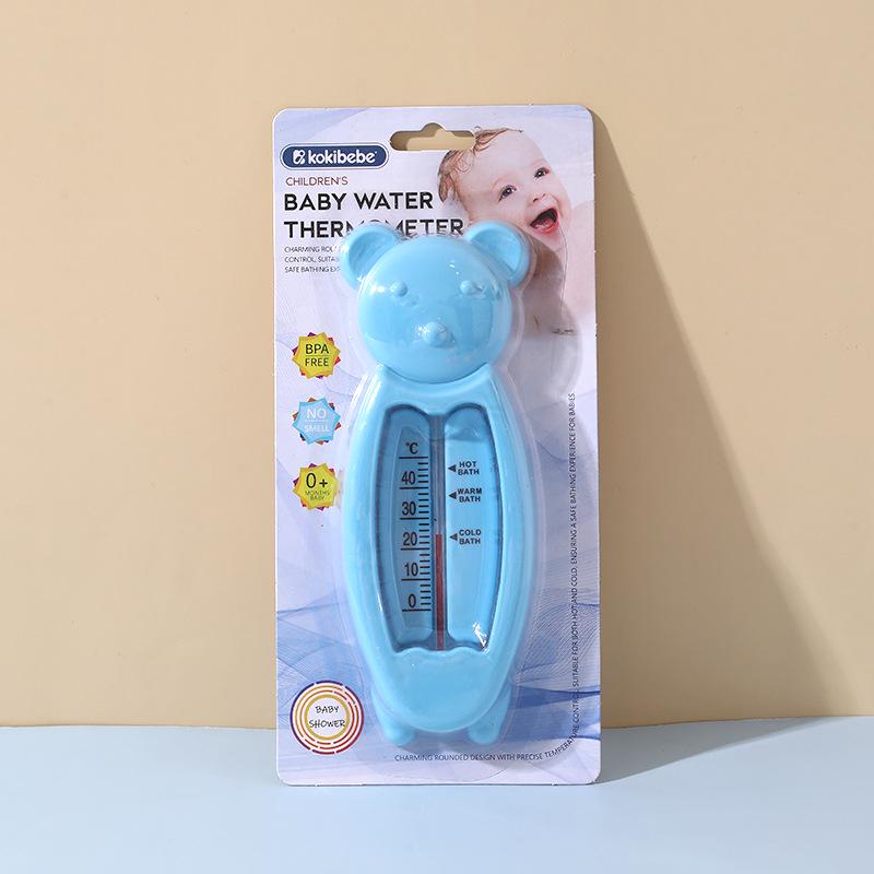 Cartoon Baby Bath Thermometer: Newborn Water Temperature Gauge