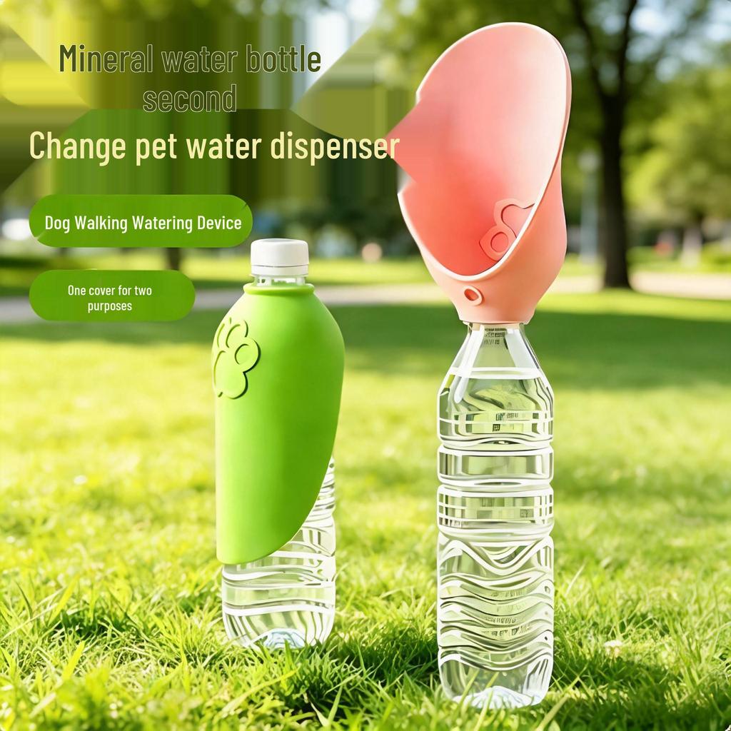 Portable Pet Dog Water Dispenser: Folding Travel Cup for Outdoor Walks