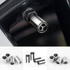 4Pc Car Metal Wheel Tire Air Valve Dust Caps Accessories for Mercedes-Benz Maybach E-Class C-Class S-Class S450 S560 S600 S680