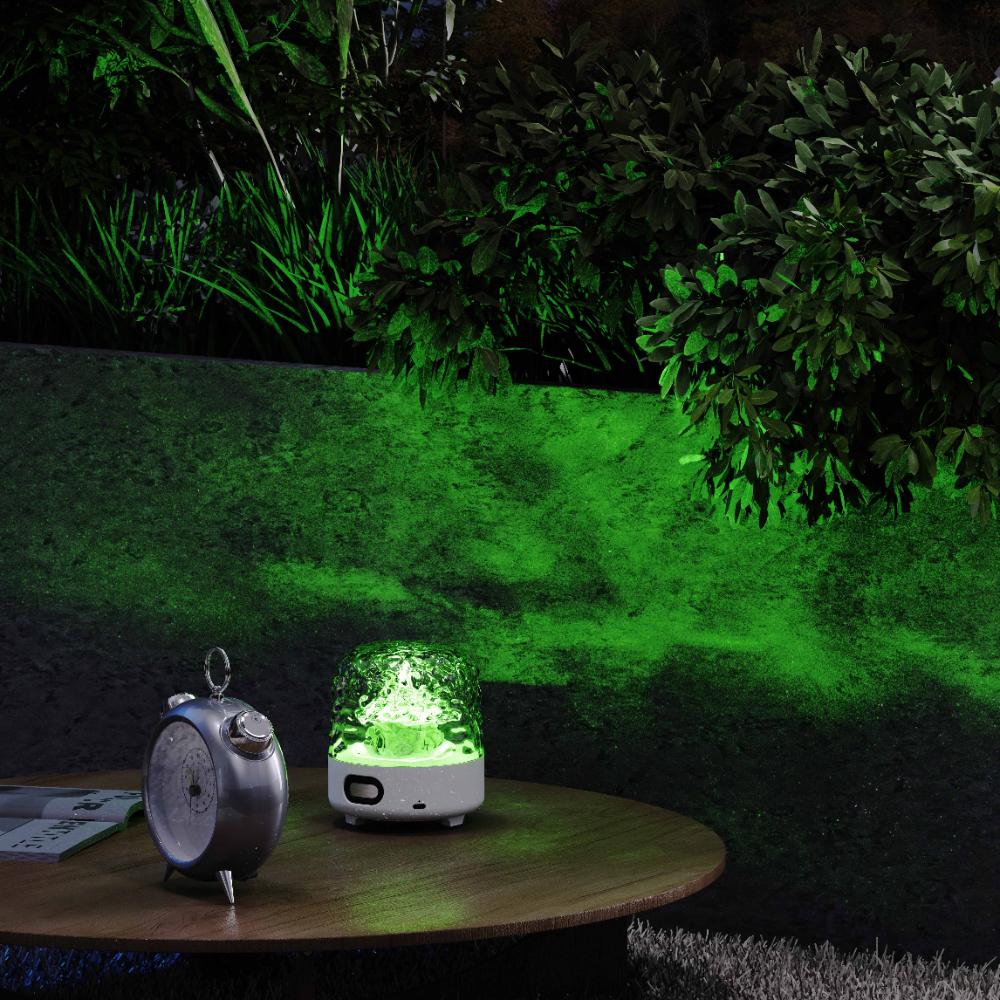 Water Ripple Projection Light Bluetooth Speaker Living Room Bedroom Bedside Small Night Light Restaurant Bar Atmosphere Light