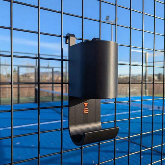 Paddle Tenis Su Şişesi Havlu Askısı 3D Baskılı Saha Kenarı Düzenleyici Su Şişesi Tutucu Tenis Maçları Oyuncular İçin Temel Aksesuar