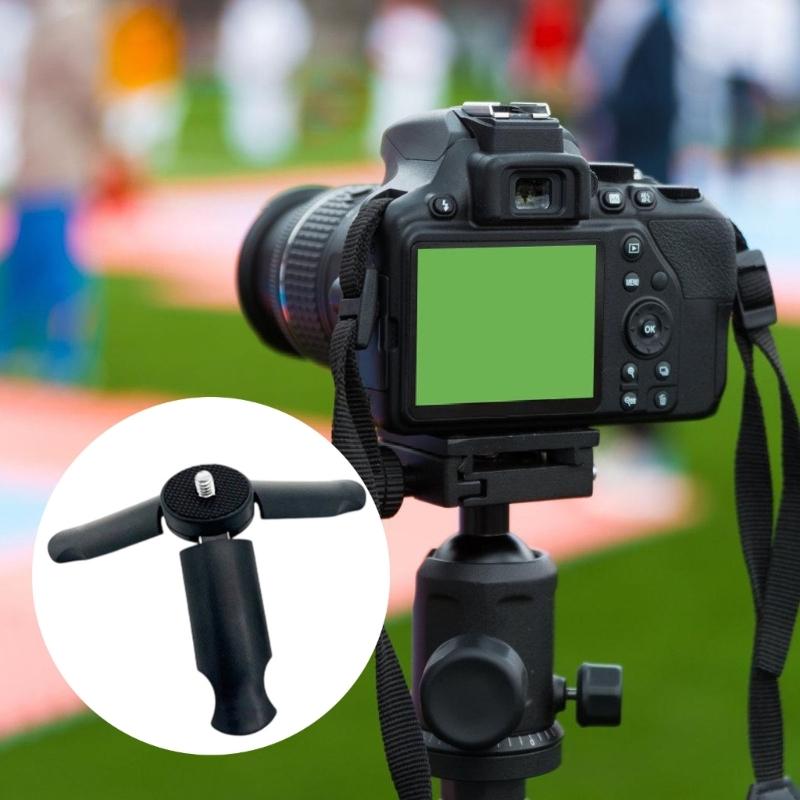 Lightweight Tripod Phone Mount For Camera And Smartphone With Universal 1/4Inch Screw Hole Secure Slip Proof Design