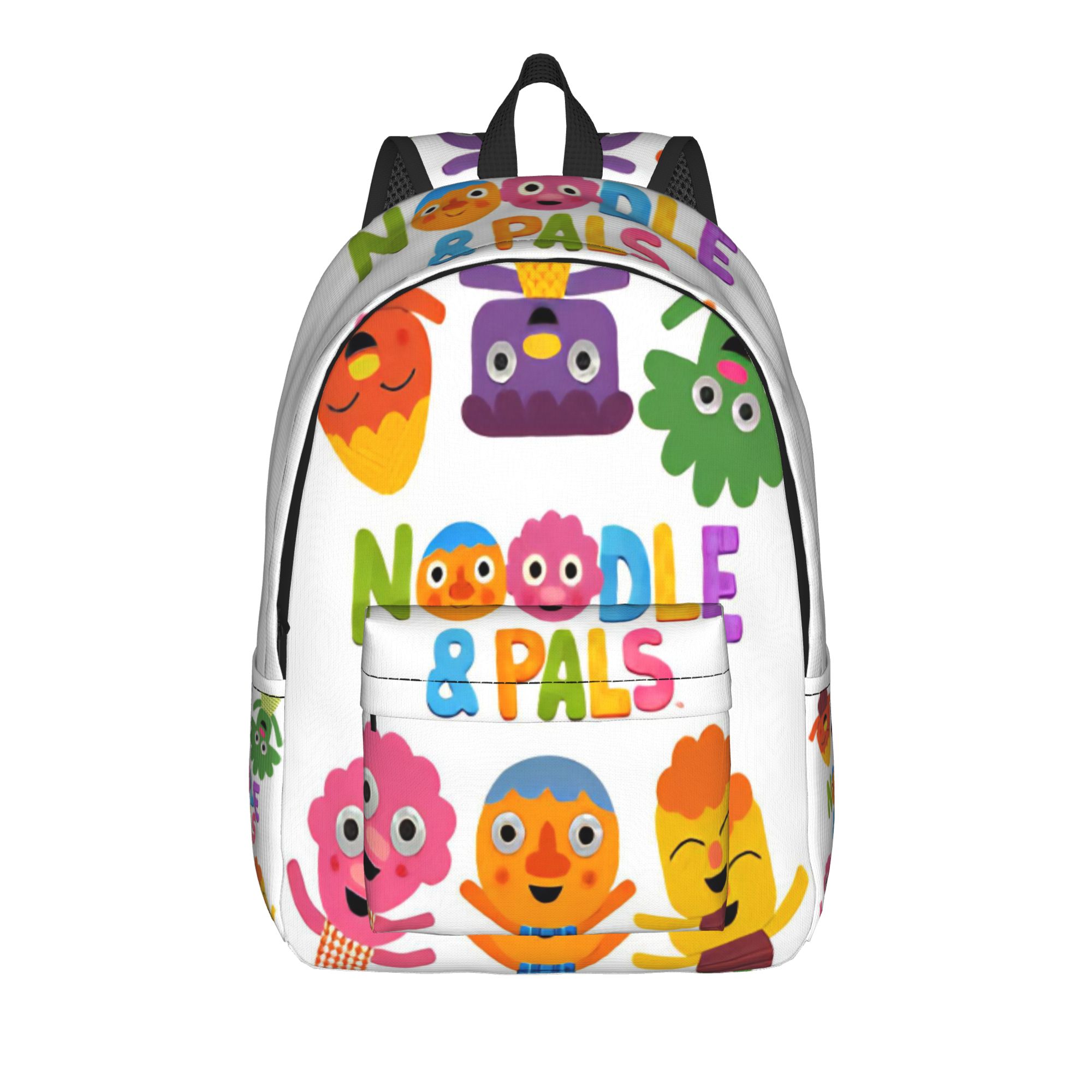 Mij! Noodle & Pals Rugzak voor Mannen Vrouwen Mode Middelbare School Wandelen Reizen Dagrugzak Laptop Canvas Tassen Sport M