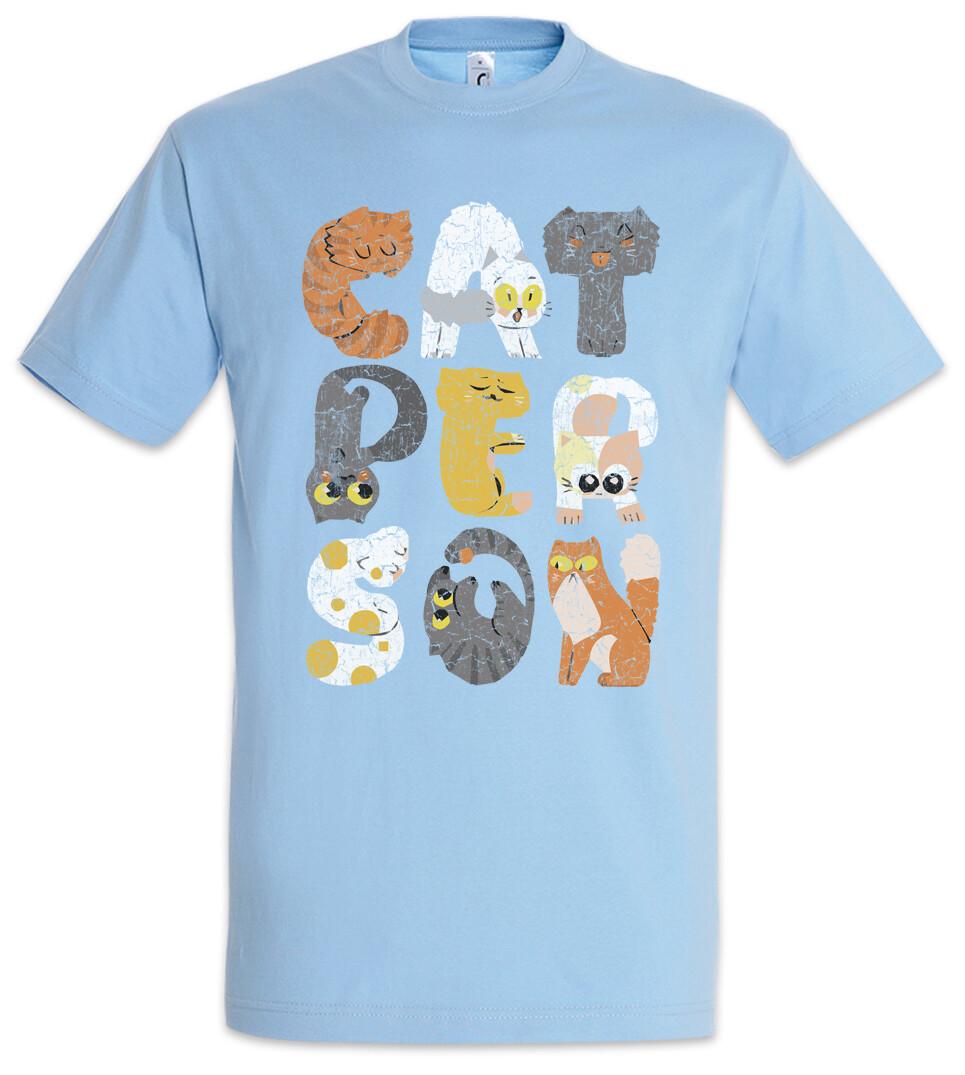 Catperson T-Shirt Fun Cats Addiction Addicted Love Geek Nerd Cat Person XXL