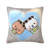 Decorative Pillowcase Bubu Dudu Bear And Panda Merch Chair Pillow Case Cover Square Multiple Sizes