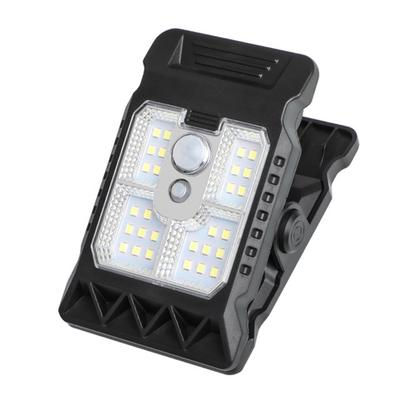 Solar Motion Sensor Wall Light Energy-Saving Rechargeable Solar Lamp Waterproof Clip-On Outdoor Lamp for Garden Patio