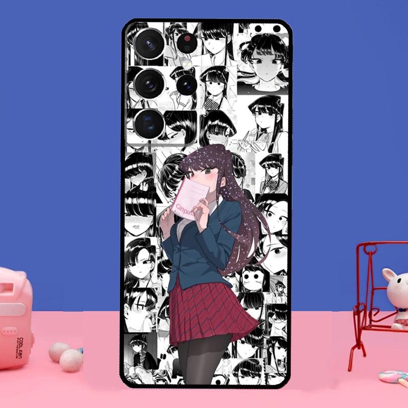 Komi Shouko Komi-san Anime Handyhülle für Samsung Galaxy S22 Ultra S8 S9 S10 Plus Note 20 Ultra S20 FE S21 Ultra