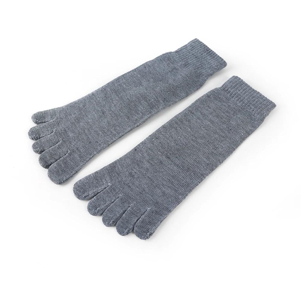 

1/5Pairs Men s Five Toes Socks Breathable Anti Odor Five Finger Socks for Male White Black Sturdy Soft High Quality Mid Tube Sox One Size
