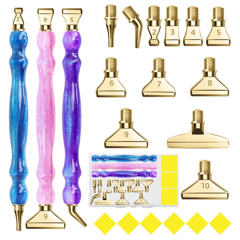 Набор металлических наконечников для алмазной мозаики - Наконечники из смолы и сплава для вышивания своими руками