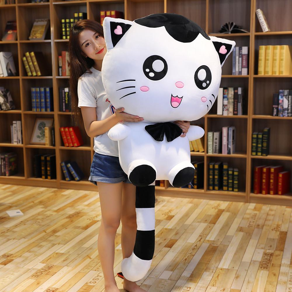 Plush Toy Cute Big Face Cat Soft Doll Girl Sleeping Bed Pillow Large Meng Doll Birthday Gift Girl Confession Gift