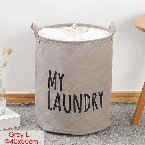 Storage Laundry Organizers Bag Waterproof Hamper With Lid Basket For Dirty Clothes Quilt Storage Bags Bathroom Home Accessories