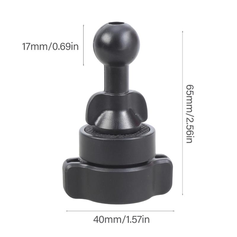 Adjustable Car Air Vent Mount Holder With 17mm Ball Head For Mobile Device Support Stable Phone Positioning During Drive