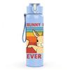 1PC Best Bunny Mom Art 750ml Color Plastic Sports Water Bottle Leakproof Flip Straw Lid Suitable for Sports Office Home Use