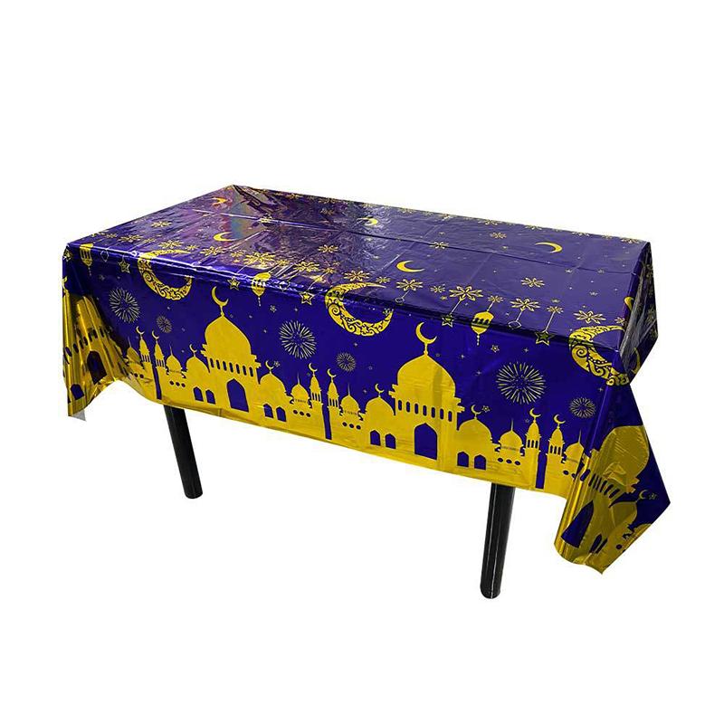 

Фольгированный шар «Луна и звезда Мубарак» Украшения для вечеринки Ид Мубарак Декор стола для ужина в Рамадан Скатерть для исламской вечеринки Принадлежности