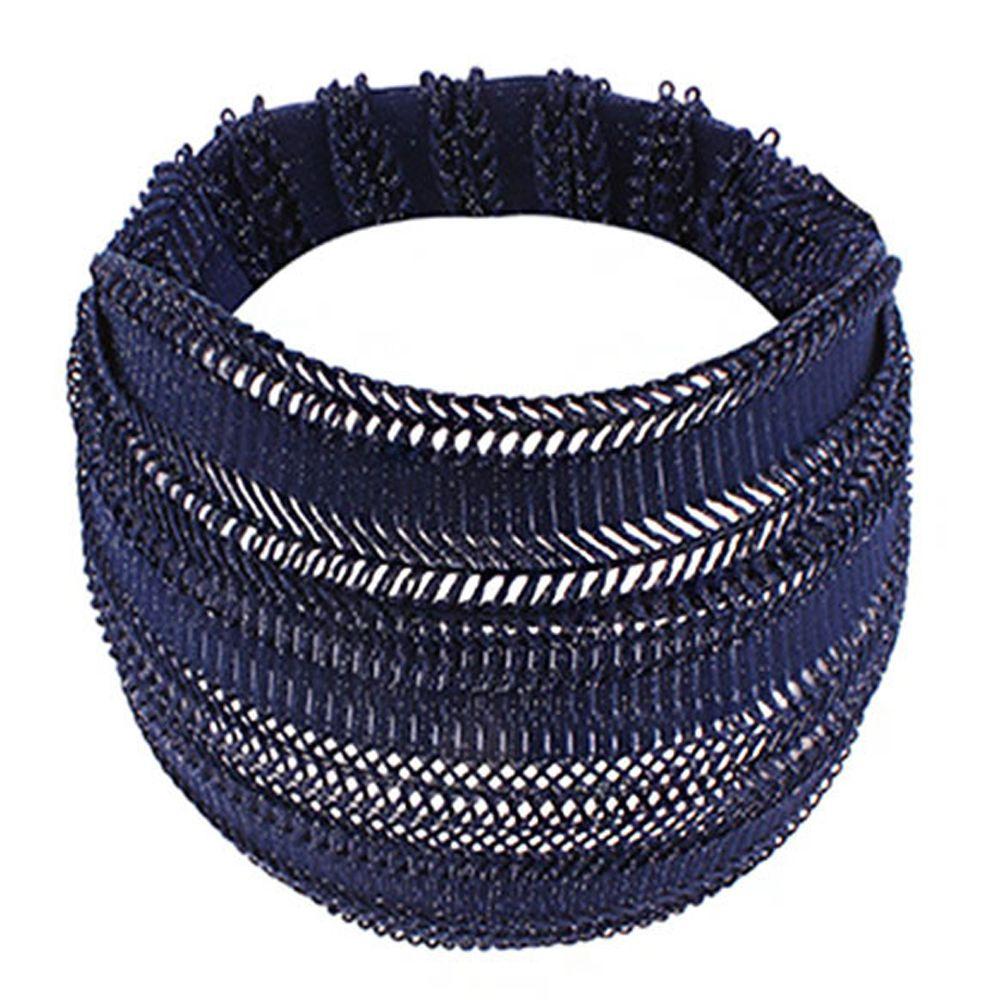 Solid Color Mesh Headwear Headdress Wide Edge Headband Female Hair Hoop Korean Style Hair Band