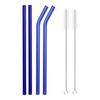Colorful Glass Straws Reusable Drinking Straw Eco-friendly High Borosilicate Glass Straw Glass Favors Bar Drinkware Tube Party