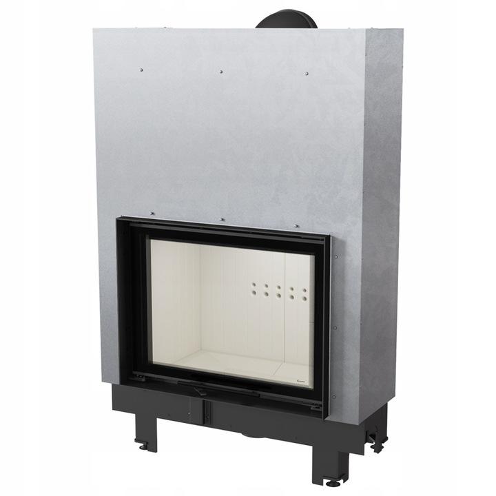Steel Fireplace KRATKI MBA 17 kW Ø 200 Lift-up Self Closing Door