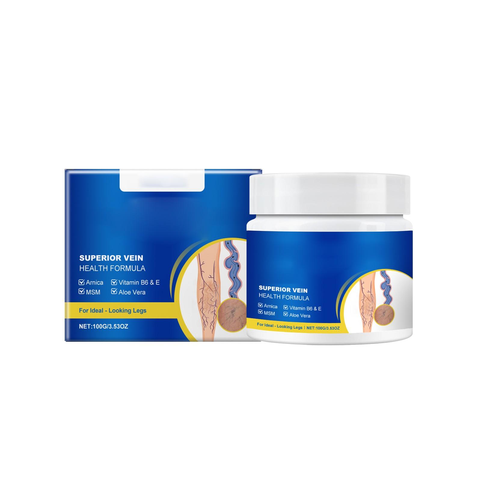 

Успокаивающий крем для ног Успокаивает варикозное расширение вен Улучшает кровообращение Питает кожу Снимает дискомфорт Успокаивающий крем One Size