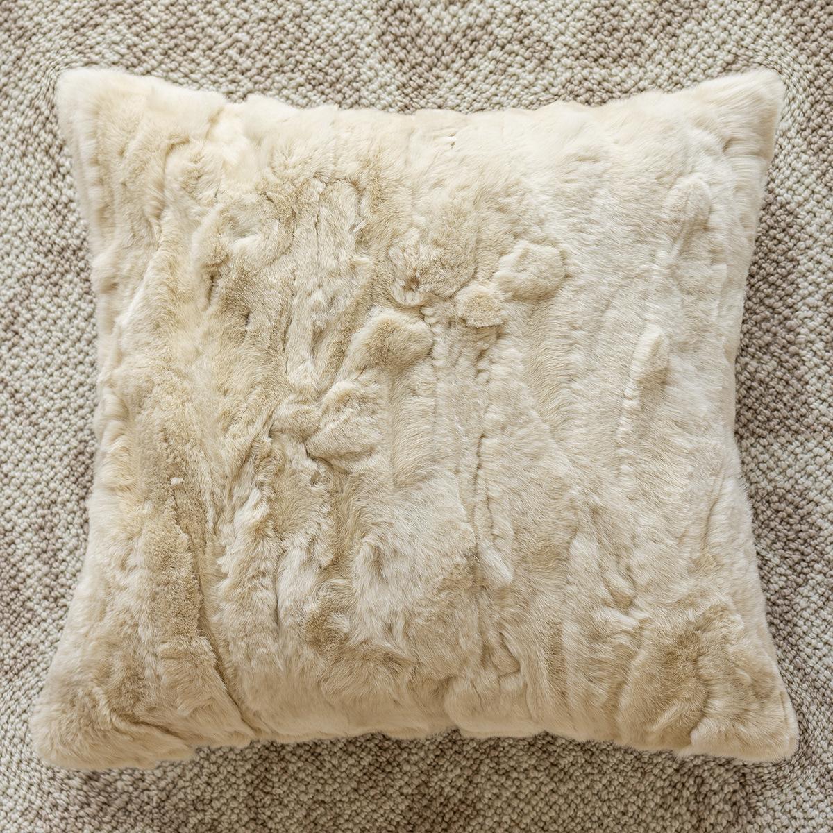 Housse de coussin décoratif 45x45CM Rose Brun Coussin lombaire à motif français léger Housse de coussin décorative pour la maison 2025 Nouveau 45x45cm