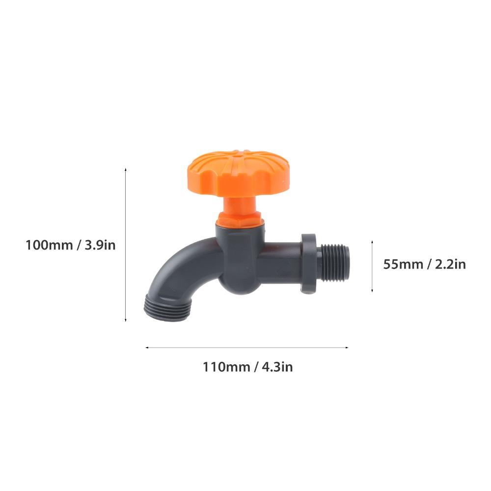 POM Plastic Garden Hose Bibb 1/2 Inch Water Inlet Water Hose Bibb  RV Water Control