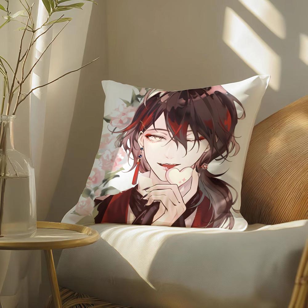 

Virtual Anchor VVox Akuma Singer Pillow Case Pattern Printed Pillowcase for Living Room Sofa Cushion Cover Bedroom Decor 30X30cm