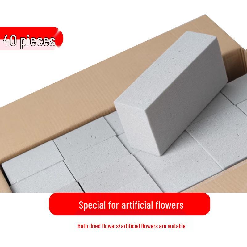 Water-Absorbing Floral Foam Blocks for Fresh Flower Arrangements - Moisturizing Sponge for Weddings & Floral Art